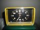 New Deadstock Vintage 1974 Junghans Yellow Alarm Clock Synchro - Vox Nr 112/0043 Mid-Century Modernism photo 2