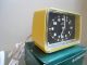 New Deadstock Vintage 1974 Junghans Yellow Alarm Clock Synchro - Vox Nr 112/0043 Mid-Century Modernism photo 4