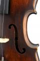 Very Interesting Antique Violin - Probably Prague School - C.  1880 String photo 6
