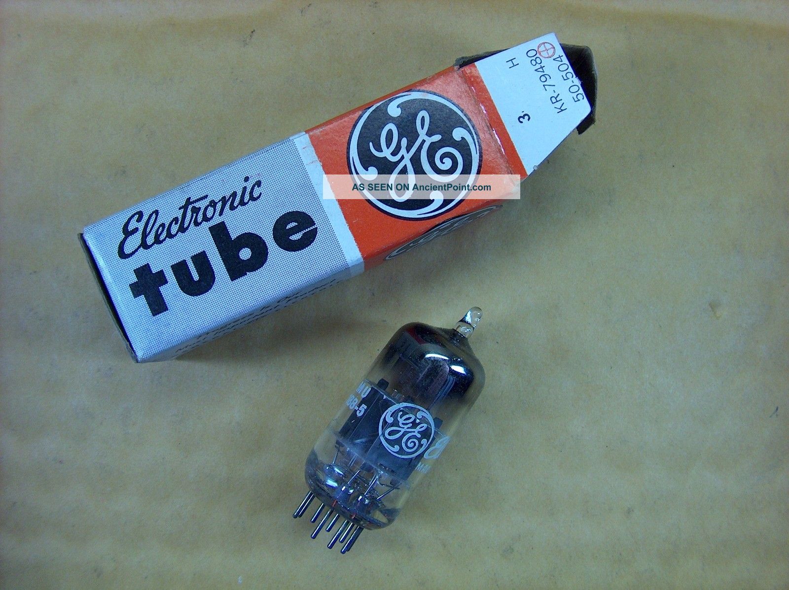 Vtg Ge Vacuum Electron Tube 12av7 Ham Radio Tv Cb Amp Phono Made In Usa Nos Other photo
