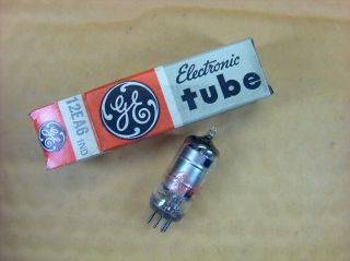 Vtg Ge Vacuum Electron Tube 12ea6 Ham Radio Tv Cb Amp Phono Made In Usa Nos photo