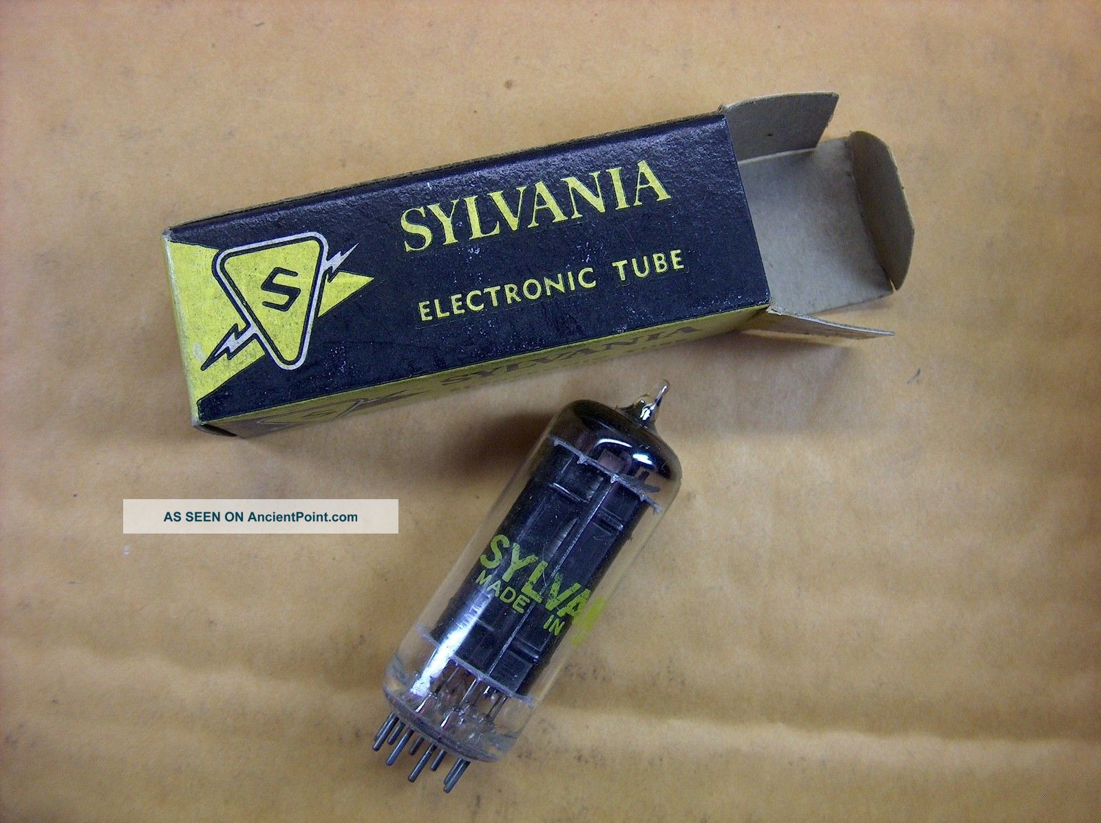 Vtg Sylvania Electron Vacuum 12dt5 Ham Radio Cb Amp Phono Tube Made In Usa Nos Other photo