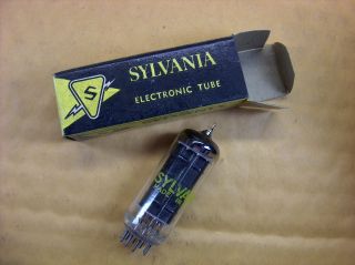 Vtg Sylvania Electron Vacuum 12dt5 Ham Radio Cb Amp Phono Tube Made In Usa Nos photo
