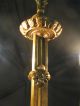 Art Deco Era Victorian Brass Chandelier Pendant Ceiling Light Fixture Old Lamp Chandeliers, Fixtures, Sconces photo 11
