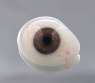 1 Prosthetic Human Eye Finests German Jena Glass Jenaer Glas Ca 1936 Civil War 1 photo