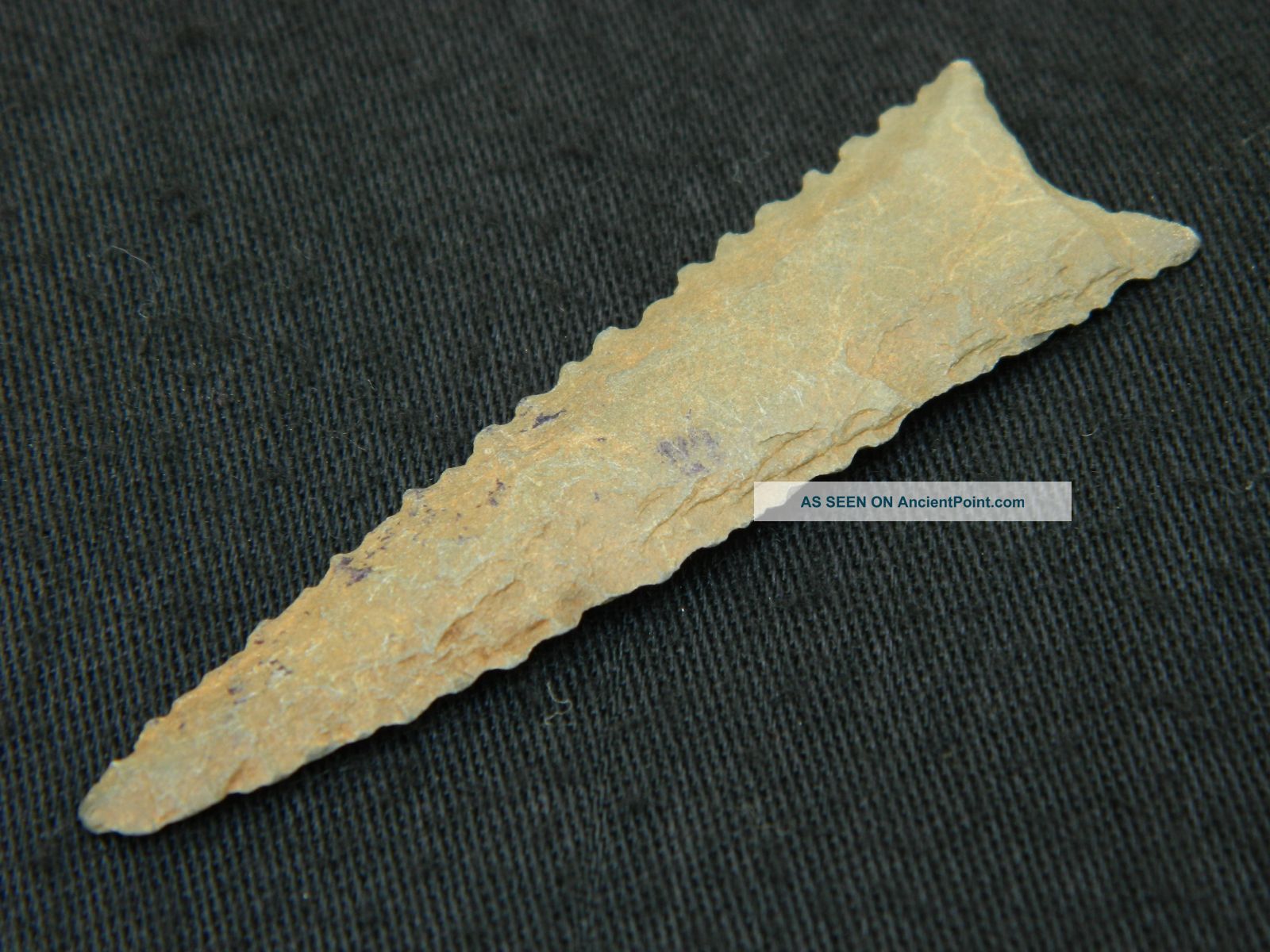 Neolithic Neolithique Schist Arrowhead - 6500 To 2000 Before Present - Sahara Neolithic & Paleolithic photo