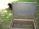 Vintage Military Navy Chest Named Soldier Attica Ny Foot Locker Trunk Wood Box 1900-1950 photo 6