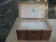 Antique Dome Top 1800s Trunk Stage Coach Chest Orig Condition Interior Tray 1800-1899 photo 1
