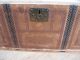 Antique Dome Top 1800s Trunk Stage Coach Chest Orig Condition Interior Tray 1800-1899 photo 2