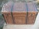 Antique Dome Top 1800s Trunk Stage Coach Chest Orig Condition Interior Tray 1800-1899 photo 6