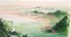 Japanese River Sail Boats Landscape Watercolor Painting Paintings & Scrolls photo 1
