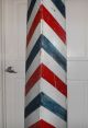 Antique Late 1800 ' S Wooden & Free Standing Barber Shop Pole - 7 ' + Tall Barber Chairs photo 10