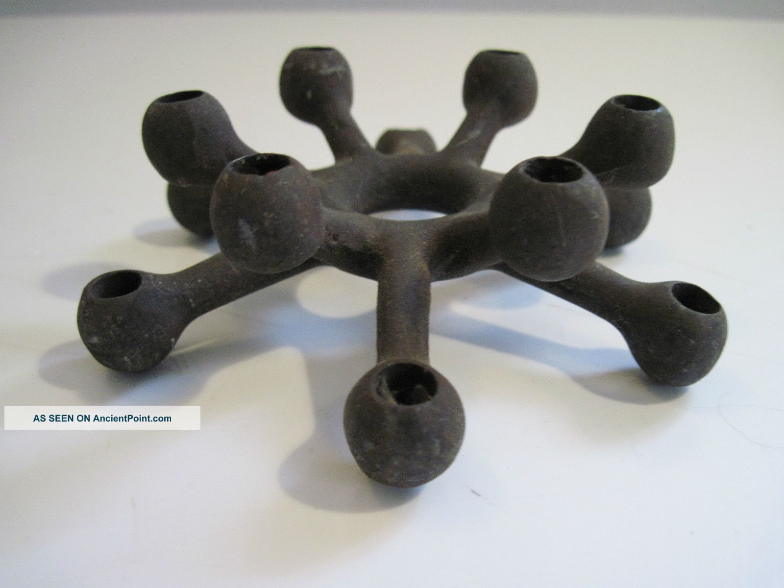 Vtg Dansk Designs Denmark Iron Spider Candleholder Candelabra Eames Sputnik Era Mid-Century Modernism photo