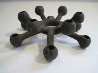 Vtg Dansk Designs Denmark Iron Spider Candleholder Candelabra Eames Sputnik Era photo