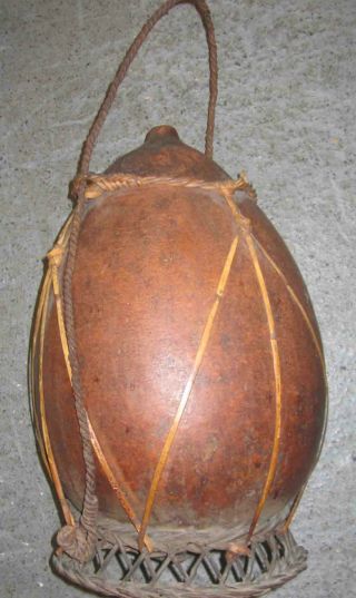 Unique Large Massai Water Gourd From East Africa,  Perfect Condition,  Old photo