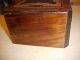 Antique Victorian 1800 ' S Sewing Box Inlaid Inlay Wood Lace Jewelry Baskets & Boxes photo 6