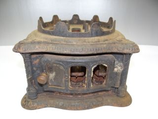 Antique Old Metal 1880 Res Out 3 Home Miniature Stove Burner Kerosene? Parts photo