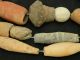 24 Neolithic Neolithique Fishnet Weights /beads - 6500 To 2000 Bp - Sahara Neolithic & Paleolithic photo 4