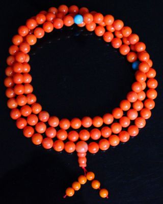 Chinese 100% Of The Natural Coral Necklaces Conduplicate Long 39cm photo