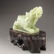 100% Natural Hand - Carved Chinese Hetian Jade Statue - Pi Xiu Dragon Nr Dragons photo 5