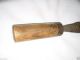 Vintage 19.  5 Flat Iron Blade Tool Wood Handle & Hoe Co. Primitives photo 4