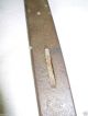 Vintage 19.  5 Flat Iron Blade Tool Wood Handle & Hoe Co. Primitives photo 6