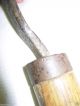 Vintage 19.  5 Flat Iron Blade Tool Wood Handle & Hoe Co. Primitives photo 8