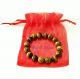 16pcs.  Globose Beads/blacet Natural Golden - Yellow Tiger Eye With Red Bag Bracelets photo 2