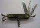 Old Vintage Iron Multi Tool Pocket Knife With Corck Screw India photo 1