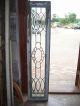 Beveled Glass Window Pedaled Center Piece Elliptical Ends Transom (sg 1280) Unknown photo 1