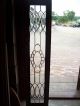 Beveled Glass Window Pedaled Center Piece Elliptical Ends Transom (sg 1280) Unknown photo 2