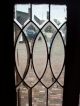 Beveled Glass Window Pedaled Center Piece Elliptical Ends Transom (sg 1280) Unknown photo 3