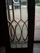 Beveled Glass Window Pedaled Center Piece Elliptical Ends Transom (sg 1280) Unknown photo 5