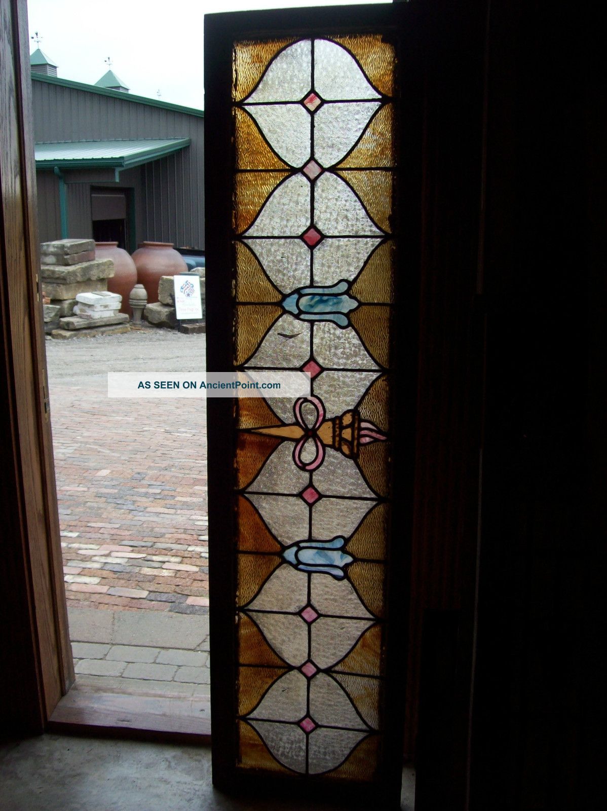 Infinity Torch Stained Glass Window (sg 1281) Unknown photo