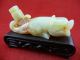Chinese Classical Hand Carved Old Jade Beast Statue /516 Other photo 1