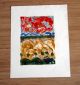 Ooak Midcentury Modern Pafa Nyc Artist Monoprint Mildred S.  Goldman Art Mid-Century Modernism photo 2