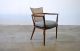 Bert England Vtg Mid Century Modern Cane Brass Lounge Side Desk Chair Johnson Mid-Century Modernism photo 1