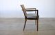 Bert England Vtg Mid Century Modern Cane Brass Lounge Side Desk Chair Johnson Mid-Century Modernism photo 2