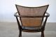 Bert England Vtg Mid Century Modern Cane Brass Lounge Side Desk Chair Johnson Mid-Century Modernism photo 7