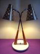 Rare Vtg 1950s Majestic Mcm Atomic Gilbert Thurston Lightolier Table Desk Lamp Mid-Century Modernism photo 1