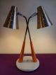 Rare Vtg 1950s Majestic Mcm Atomic Gilbert Thurston Lightolier Table Desk Lamp Mid-Century Modernism photo 3