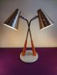 Rare Vtg 1950s Majestic Mcm Atomic Gilbert Thurston Lightolier Table Desk Lamp Mid-Century Modernism photo 4