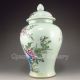 Chinese Hand - Painted Porcelain Jar & Lid W Qing Dynasty Yong Zheng Mark Nr Pots photo 6