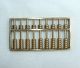 Chinese Old Brass 9 Column Abacus Other photo 1