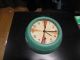 Vintage Green Ship Salvaged Russain Submarine/ Radio Room Clock - Great Gift Clocks photo 1