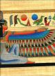 Egyptian Papyrus Handmade Painting Isis 40x 90 Cm.  Size (15 