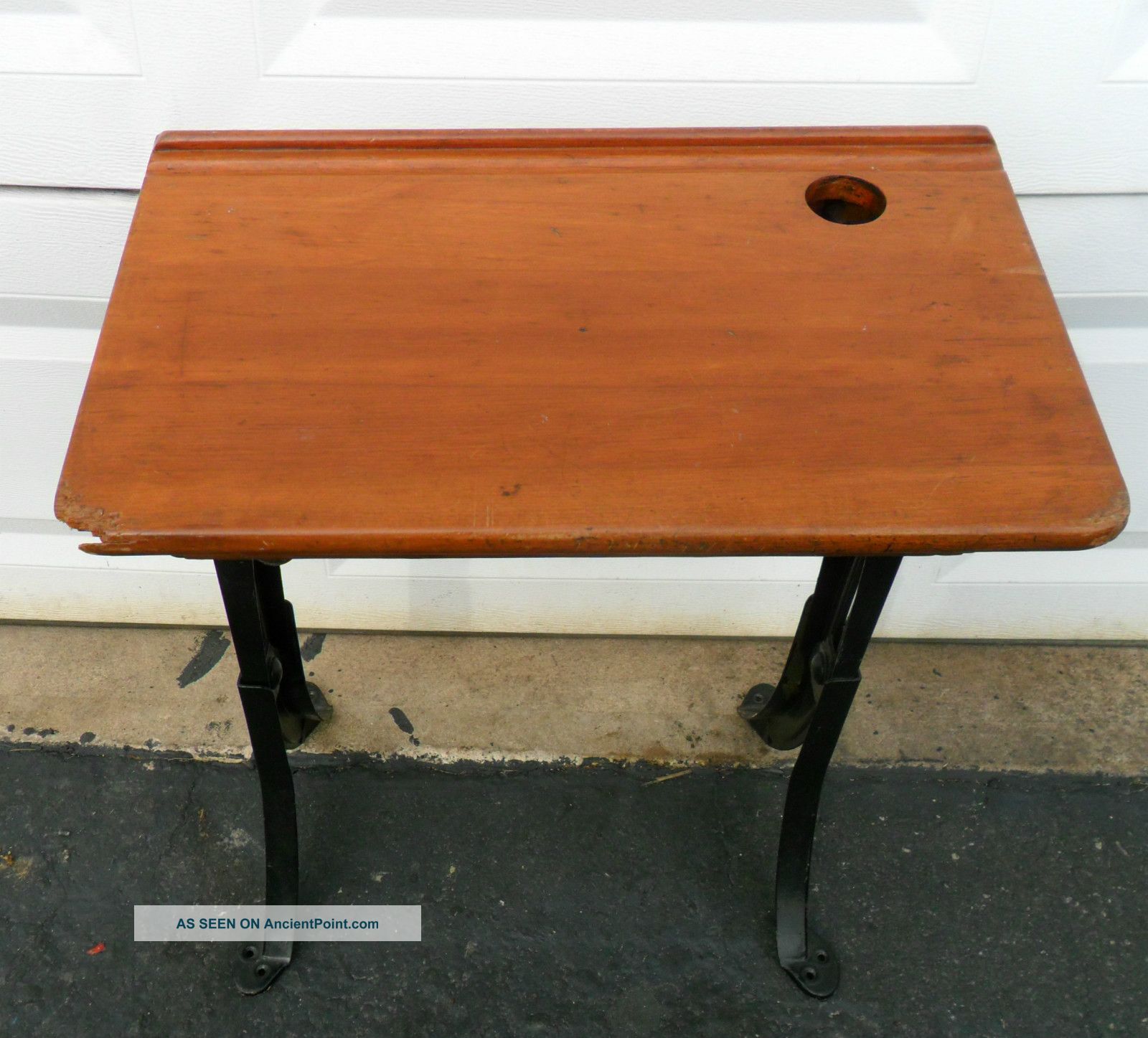 Antique Student Wood School Desks