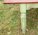 Antique Salvage Made Farm Table Pine Top Painted Base 83 
