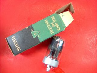 Vtg Sylvania Vacuum Electron Tube 7n7 Ham Radio Tv Cb Amp Made In Usa Nos photo