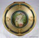 A Great Luis Xv Gilt Bronze Guilloché Enamel Jewelry Box Hand Painted Miniature Metalware photo 1